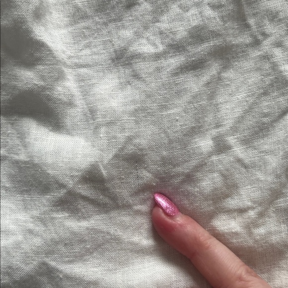 NWT H&M Cream linen blend blouse - Picture 7 of 7